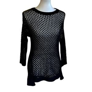 TopShop Open Knit Over Sized Top Size US 2